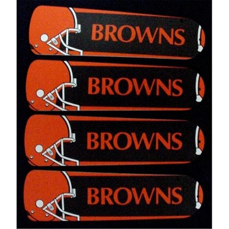 CEILING FAN DESIGNERS NFL Cleveland Browns 42 In Ceiling Fan Blades Only 42SETNFLCLE